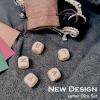 5Pcs/Set Wooden Letter Dice Set,6-Sided Laser Engraving A-Z Pattern Wood Rolling Dices for Game Party view 4