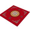 BEAHING Mahjong Mat, 32x32'' Anti-Slip Noise Reduction Table Mat for Poker, Card, Board & Tile Games, Red view 1
