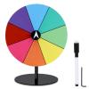 Airpark Prize Wheel Dry Erase 8 Inch Spinning Wheel for Prizes All Metal Tabletop Roulette Wheel of Fortune for Party Birthday Wedding Housewarming Christmas New Year Graduation and Carnival Games view 1