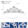 6 Pieces Women's Rhinestone Crown Headband Princess Tiara for Bridal Wedding Birthday Party Cake Accessiories view 3