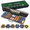 Bullets Playing Cards | Professional Poker Set Richie | 500 Ceramic Poker Chips (10 g) with Premium Carrying Case  Casino Poker Set for Texas Holdem view 1
