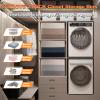 Woven Baskets - 2 Pack Rectangle Closet Organizers for Toy Storage, Nursery & Living Room in Gradient Blue view 3