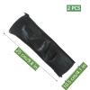 Zhouocea Baby Stroller Armrest Protective Cover, 2 Pcs Pushchair Handle Covers with Zipped Leather Baby Pushchair Strap Covers Baby Stroller Handle Covers(Black) (25 * 10.5 * 1.5) view 2
