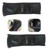 Zhouocea Baby Stroller Armrest Protective Cover, 2 Pcs Pushchair Handle Covers with Zipped Leather Baby Pushchair Strap Covers Baby Stroller Handle Covers(Black) (25 * 10.5 * 1.5) view 3