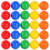 Vaguelly 40MM Openable Ball, 50Pcs Plastic Mini Raffle Drawing Balls for Entertainment, Activities, Game, Party, Bingo Nights, Group Activities, Arts & Craft, Mixed Color view 1