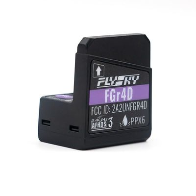 Flysky FGr4D 2.4GHz 4CH AFHDS 3 Waterproof PPX6 Receiver Dual Antenna PWM PPM i-BUS2 S.Bus i-Bus Output Compatible W Flysky Noble NB4 PL18 EL18 Surface Radio TX RC Cars, RC Boats, RC Toys
