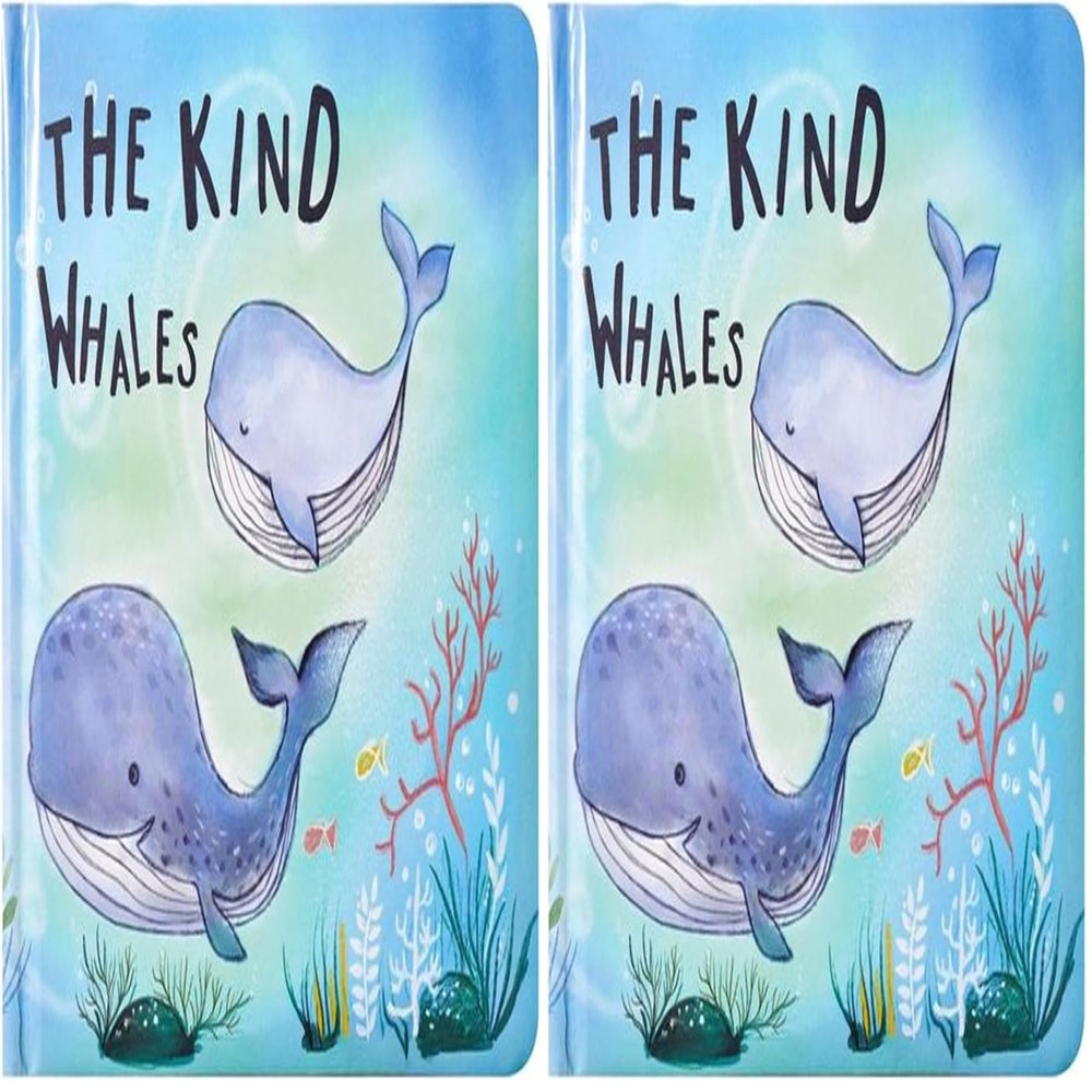 Kate & Milo The Kind Whales Board Book, The Kindness Book, Developmental and Learning Toddler Books, Gift for New and Expecting Parents, Ocean Animals (Pack of 2)