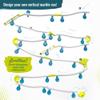Gecko Run Marble Run Deluxe Starter Set by Thames & Kosmos  Vertical Marble Run w/Flexible Tracks, Loop & Trampoline Tricks, Fast, No-Mess Setup, Residue-Free Nano-Adhesive Pads for Creative Play view 2