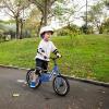 14" Kids Balance Bike for 3,4,5,6 Year Old Boys and Girls, Air Tires with Magnesium Alloy Frame, Lightweight No Pedal Toddler Training Bicycle (Blue) view 3