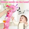 LIGHTDESIRE Baby Toys Musical Caterpillar,Infant Stuffed Animal Toy with Crinkle and Rattles,Soft Sensory Toys with Textures for Tummy Time Newborn Boys Girls 0 3 6 12 Months(Pink) view 2