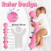LIGHTDESIRE Baby Toys Musical Caterpillar,Infant Stuffed Animal Toy with Crinkle and Rattles,Soft Sensory Toys with Textures for Tummy Time Newborn Boys Girls 0 3 6 12 Months(Pink) view 4