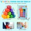 Yrissmiss 2PCS Sensory Fidget Toys for Adults Kids Teens, Valentines Day Gifts for Kids Boys Girls, Easter Present for Kids, Stress Balls ADHD Tools Autism Toys ,Travel Toys for Ages 3+ I view 2
