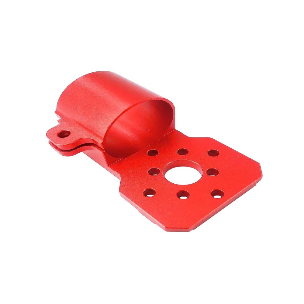 DAYUDDRICAR Multi-axis Drone Aluminum Alloy D25MM Carbon Tube Motor Mounting Motor Base Kit for Multi-axis Drone Spare Part (Color : Red)