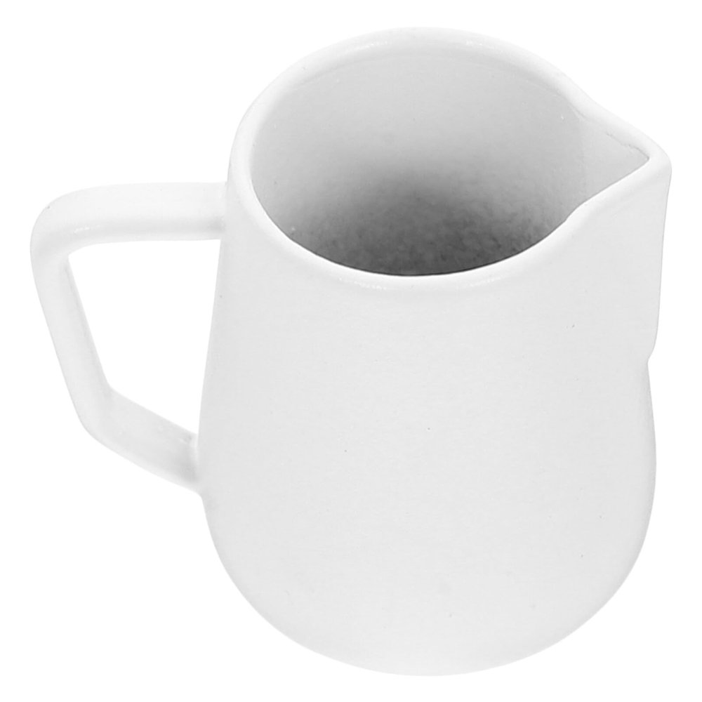Abaodam Miniature Frothing Jug Delicate Espresso Pitcher for Doll House Accessories Decoration for Miniature Coffee Scenes Crafted from