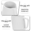 Abaodam Miniature Frothing Jug Delicate Espresso Pitcher for Doll House Accessories Decoration for Miniature Coffee Scenes Crafted from view 3