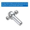 uxcell M3xL25mm Ball Rods End Head Ball Joint Buckle Steering Connecting Pushrod Tie for RC Model with Nuts 8Pcs view 3
