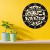 Timethink 15 Inch Newborn Baby Wood Wall Clock with Personalized Name, Rustic Decorative Wooden Round Clock Wall Watch Silent Non Ticking Wall Clock Battery Operated for Baby Room Housewarming Gift view 4