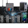 Coyktonty LED Display Charger with Storage Charge for DJI AIR 3,Rapid Charger Charges up to 4 Batteries simultaneously Drone Accessories view 1