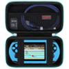 Elonbo Carrying Case for TaddToy/WELLSTG/Beijue/FAMILY POCKET/CCTU/X- JOYKIDS/GREENCREEK/Beico/KAVOYI/GuaiyeyeAP/TEBIYOU Handheld Game Console, Portable Electronic Gaming Player Bag, Green view 1
