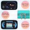 Elonbo Carrying Case for TaddToy/WELLSTG/Beijue/FAMILY POCKET/CCTU/X- JOYKIDS/GREENCREEK/Beico/KAVOYI/GuaiyeyeAP/TEBIYOU Handheld Game Console, Portable Electronic Gaming Player Bag, Green view 3