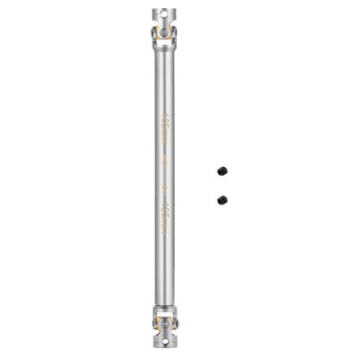 QUE-T 1Pcs Metal Drive Shaft for 1/14 Tamiya Tractor Climbing Trailer RC Car Upgrade Spare Accessories (105mm-135mm)