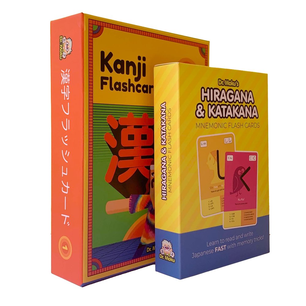 Dr. Moku's Japanese Mastery Bundle: Hiragana, Katakana & Kanji Flash Card Sets