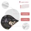GOODOLD Skull and Mushroom Muslin Baby Burp Cloths - Super Absorbent and Soft Burping Rags - Cotton Burp Clothes Set for Boys and Girls, 1 Pack view 4