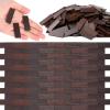 Burbell 400 Pcs Miniature Dollhouse Flooring 1: 12 Scale Mini Wooden Dollhouse Floor Boards Geometric Bamboo Furniture for Model Accessories(Dark Brown) view 1