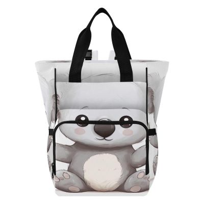 Emelivor Cartoon Koala Diaper Bag Backpack Insulated Pockets Organizer Bag Diaper Backpack for Boy Girl Travel Shopping Mom Dad