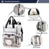 Emelivor Cartoon Koala Diaper Bag Backpack Insulated Pockets Organizer Bag Diaper Backpack for Boy Girl Travel Shopping Mom Dad view 2