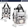 Emelivor Cartoon Koala Diaper Bag Backpack Insulated Pockets Organizer Bag Diaper Backpack for Boy Girl Travel Shopping Mom Dad view 3
