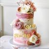 126pcs Acrylic Alphanumeric Cake Decoration, Mirror Number 0-9 and Alphabet A-Z Personalized Cake Picks Shiny Personalized Cake Topper for Birthday Cake Toppers Wedding Baby Shower view 4