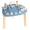 Asweets 6 in 1 Montessori Wooden Activity Table, Multicolor Universe Themed Table for Kids with Bead Maze & Rocket Stack, Best Gifts for Girls & Boys, 15.35L x 11.02W x 18.11H view 1