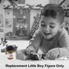 Replacement Part for Fisher-Price Little-People Advent Calendar Christmas Playset - HGP72 ~ Replacement African-American Little Boy Figure Wearing White Reindeer Outfit ~ Works Great with Many Sets! view 4