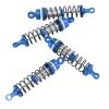 Aluminum Alloy Front Rear Shock Absorbers,Reducing Vibration Front Rear Shock Damper Shock Kits for Latrax Teton 1/18 RC Car Suspension Systems & Parts (Blue) view 1