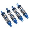 Aluminum Alloy Front Rear Shock Absorbers,Reducing Vibration Front Rear Shock Damper Shock Kits for Latrax Teton 1/18 RC Car Suspension Systems & Parts (Blue) view 3