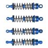 Aluminum Alloy Front Rear Shock Absorbers,Reducing Vibration Front Rear Shock Damper Shock Kits for Latrax Teton 1/18 RC Car Suspension Systems & Parts (Blue) view 4