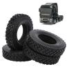 4Pcs 20mm RC Car Rubber Tires,Width RC Car Tyre RC Car Parts Tire & Wheel Sets for Tractor Truck 1/14 RC Car Wheels & Tires view 3