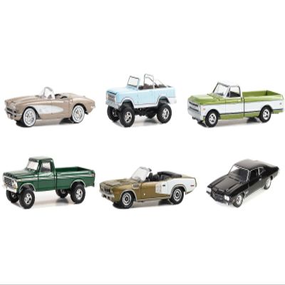 Collectibles Barrett Jackson Scottsdale Edition Set of 6 Cars Series 13 1/64 Diecast Model Cars by Greenlight 37300SET
