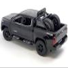 2023 Tundra TRD 4x4 Pickup Truck Black with Sunroof and Wheel Rack 1/24 Diecast Model Car H08555R-BK view 3