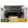 2023 Tundra TRD 4x4 Pickup Truck Black with Sunroof and Wheel Rack 1/24 Diecast Model Car H08555R-BK view 4