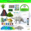 2Pepers DIY Dinosaur Gifts for Boys, Kids Birthday Gifts Arts and Crafts for Boys Nightlight Terrarium Kit, Toys for Age 3 4 5 6 7 8 9 10 11 12 Year Old view 3