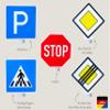Big Traffic Signs for Children (69 cm Each) - Set of 3 Road Signs with 5 Traffic Signs for Playing & Learning for Children from 1 Year, Toy for Indoor & Outdoor Use view 4