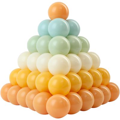 FHRILEK Ball Pit Balls, Safe Non-Toxic BPA-Free Crush-Proof Plastic Balls for Toddlers, Kid's Birthday & X-mas Gift, for Indoor Playpens/Party Decorations/Amusement (170 Count & 5 Colors) 2.17 Inch
