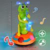 Atlodas Children's Electric Caterpillar Saxophone Toys, Dancing Saxophone Caterpillar, Battery Powered Baby Sensory Musical Toys with Music and LED Lights (2 Set) view 2