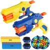 2 Pack Toy Foam Blaster Blaster Toy Gun Compatible with Nerf Bullets, 6 Auto-Dart Rotating Drum Soft Bullets Pistol, Children Christmas Birthday Boys and Girls 6 + Years Kids Old Indoor Outdoor Games view 1