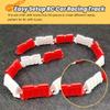 Locadence 120Pcs RC Car Racing Track Drift Runway, Drift Cars RC Barrier, RC Drifting Race Track Barrier, Drift Field Fence for Remote Control Cars Drifting Exercises, Create Thrilling Race Tracks view 3