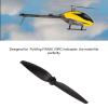 Odorkle RC Helicopter Tail Propeller, Plastic RC Helicopter Blade Tail Rotor Replacement for FlyWing FW450 V3 view 3