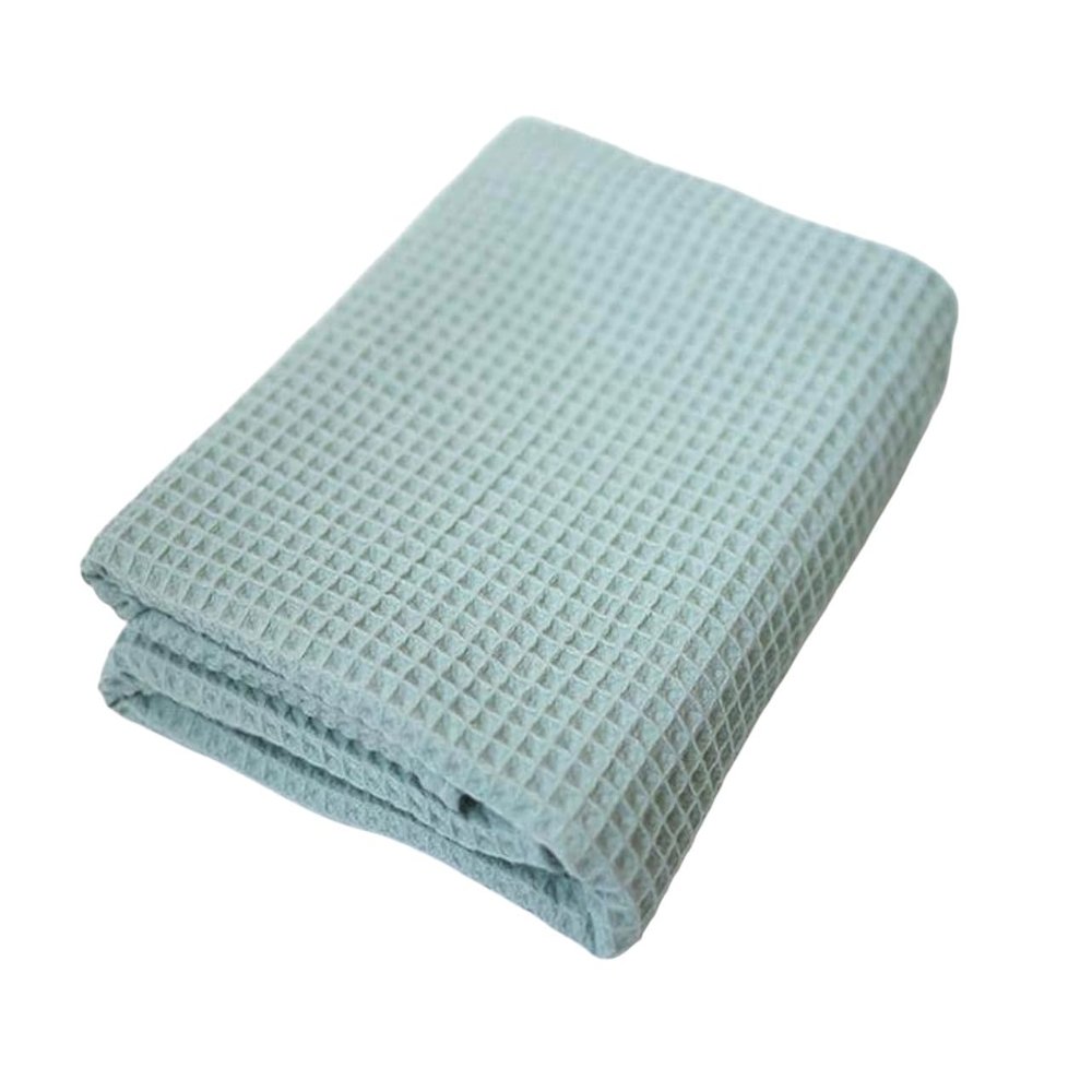 Soft & Cozy Baby Waffle Blanket 43x40in Nursery Blankets for Boys Girls Swaddle Neutral Lightweight Baby and Toddler Throw Blanket Receiving Blanket (Green)