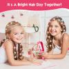 Hair Gem Stamper Kit, Bling and Coolest Gifts for Girls Ages 6 7 8 9-12, Girl Hair Accessories Set with 24 Reusable Shining Diamonds, Girl Birthday Christmas Gift Idea 2025 view 3